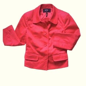 BCBG LOLLIPOP RED JACKET BLAZER